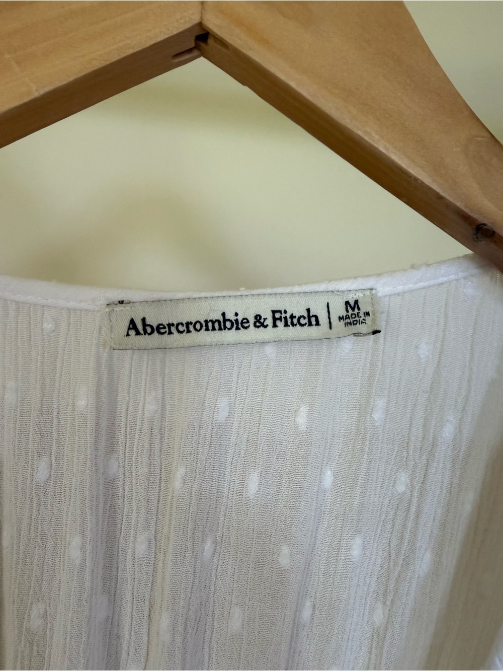 Abercrombie & Fitch Swiss Dot Tiered Mini Dress - Picture 7 of 8
